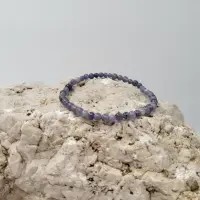 Tanzanit AB+ Armband rund