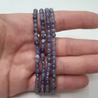 Tanzanit AB+ Armband rund