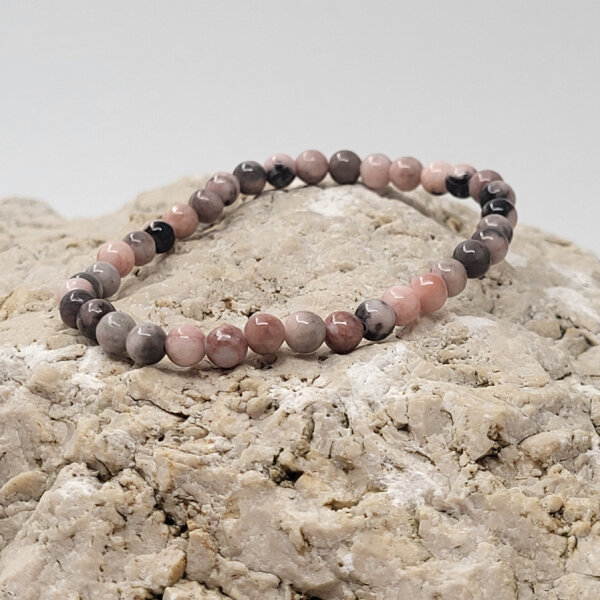 Zebrajaspis Armband rund 4mm