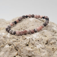 Zebrajaspis Armband rund 4mm