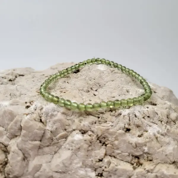 Peridot/Olivin Armband rund