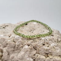 Peridot/Olivin Armband rund 4mm