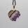 Amethyst Anhänger Herz gold plated