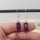 Amethyst Ohrringe Pendel silber plated