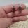 Rauchquarz Ohrringe Pendel silber plated
