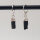 Turmalin Rohstein Ohrringe silber plated 0,3 µm