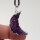 Amethyst Druse Anhänger Mond silber plated